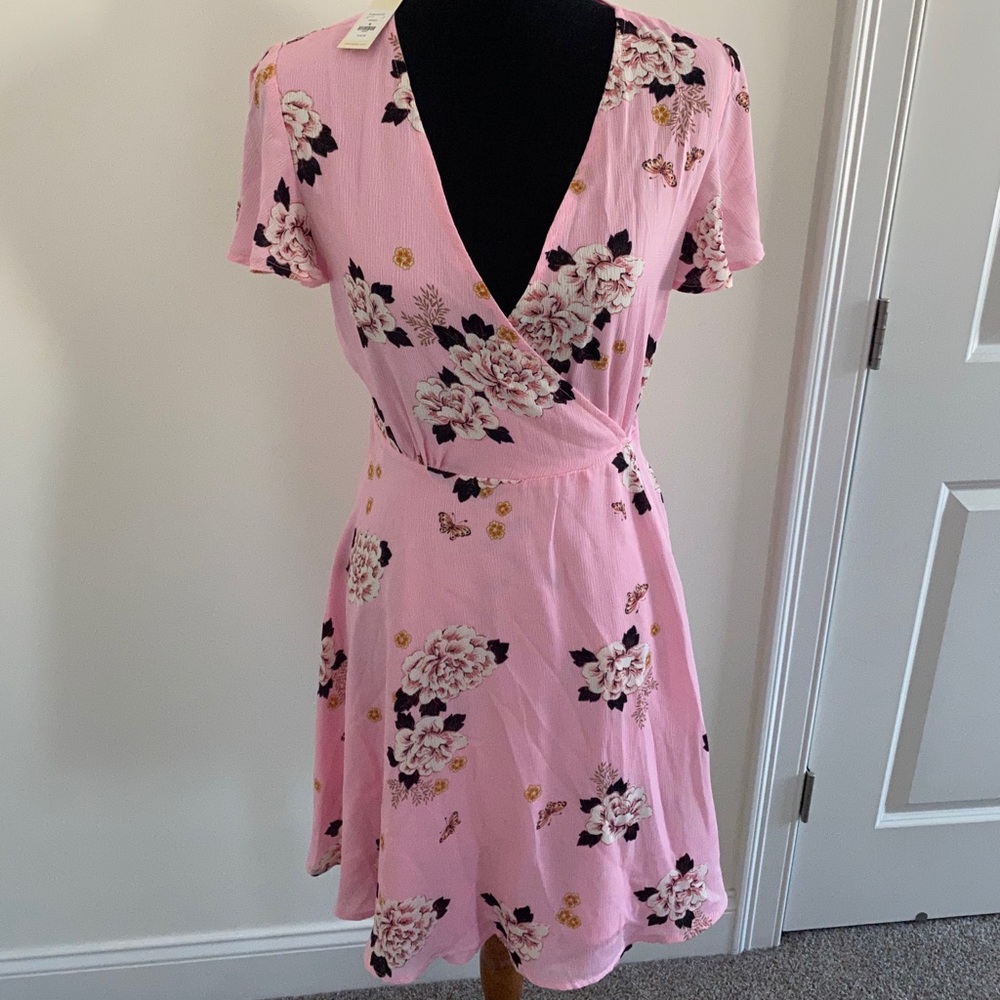 NWT Floral Wrap Dress